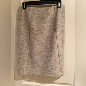 T Tahari Heathered Gray Pencil Skirt